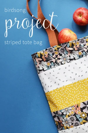 striped tote bag sewing project thumb