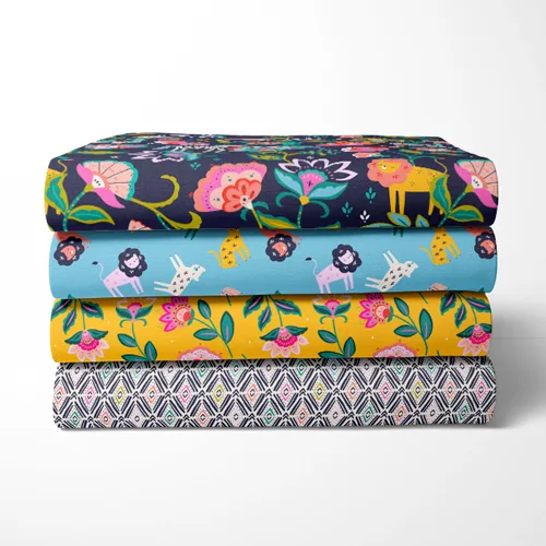 indian summer collection fabric stack
