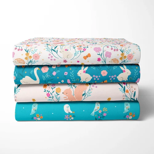 spring meadow fabric stack mockup thumbnail